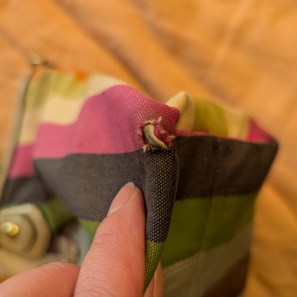 Coach Poppy Legacy Stripe Large Rocker Crossbody - Picture 13 of 13